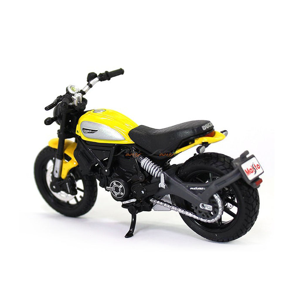 Maisto Licensed 1:18 Scale Ducati Scrambler 2 Wheelers Road Bike Motocycle