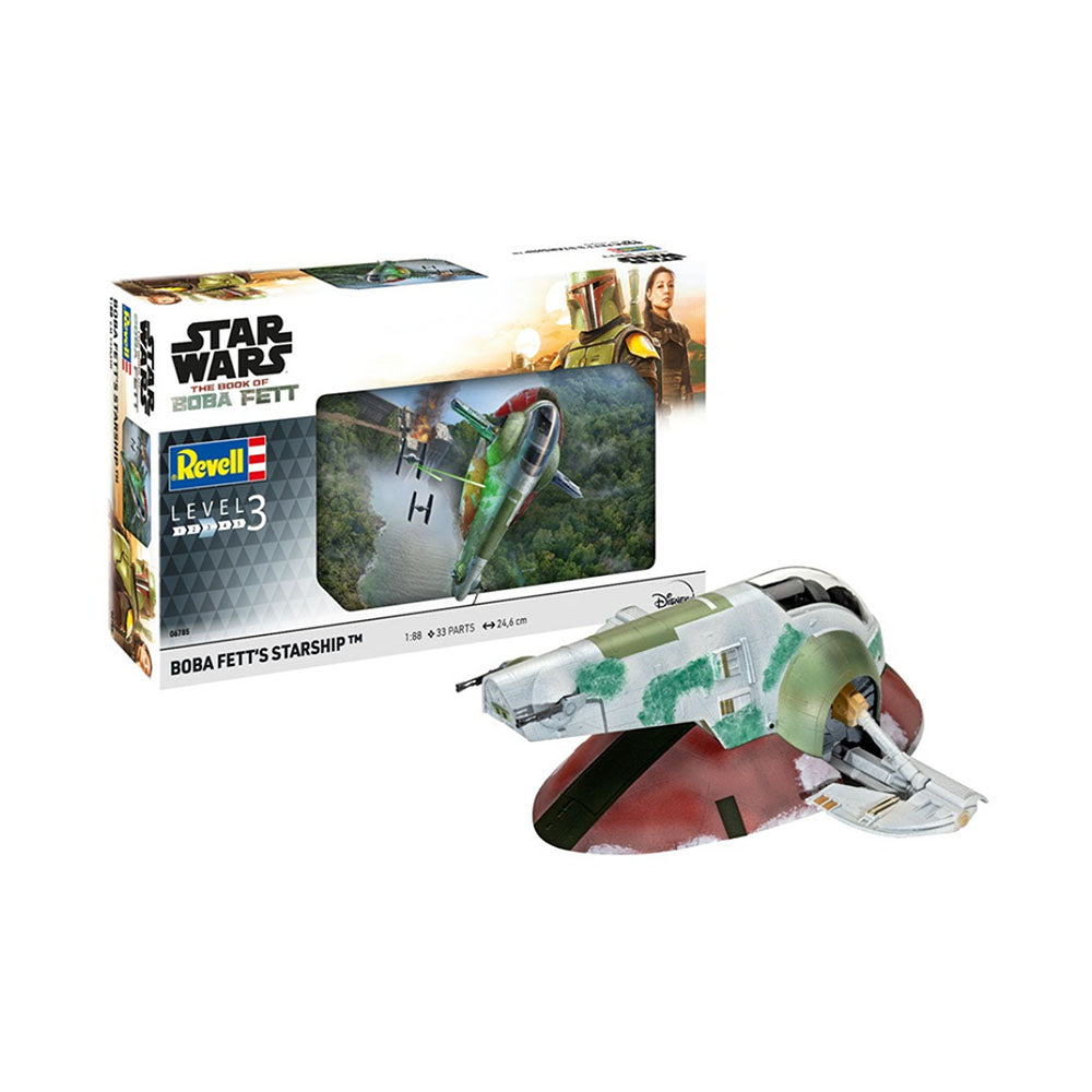 Revell Licensed 1:88 Scale Star Wars Book of Boba Fett- Boba Fett's Starship Model Toy