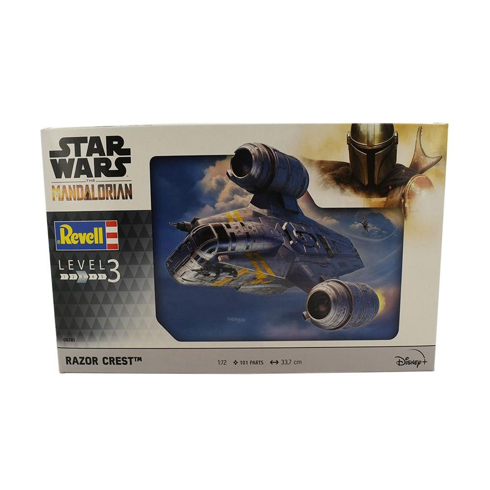 Revell Licensed 1:72 Scale Star Wars The Mandalorian Razor Crest Model Toy