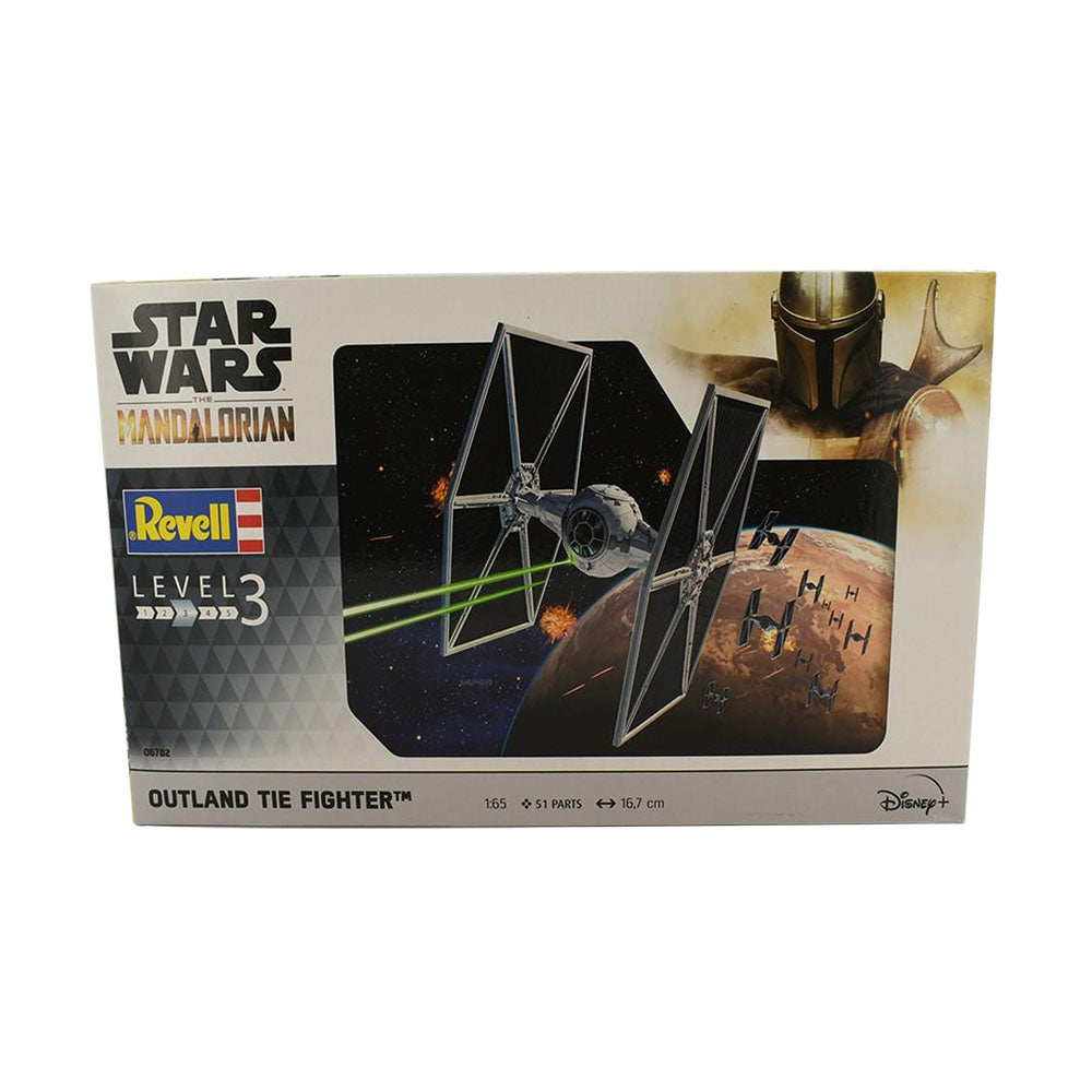 Revell Licensed 1:65 Scale Star Wars The Mandalorian Outland TIE Fighter Model Toy