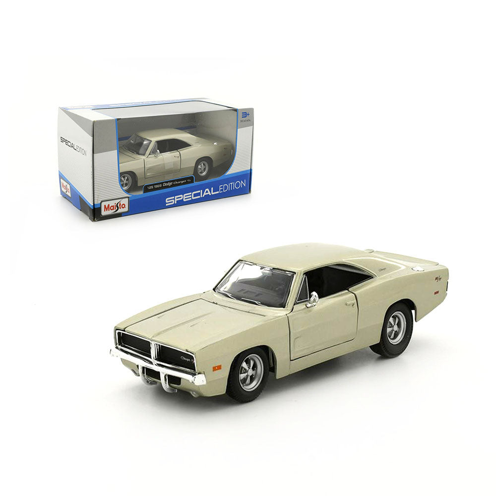 Maisto Licensed 1:25 Scale 1969 Dodge Charger R/T Silver