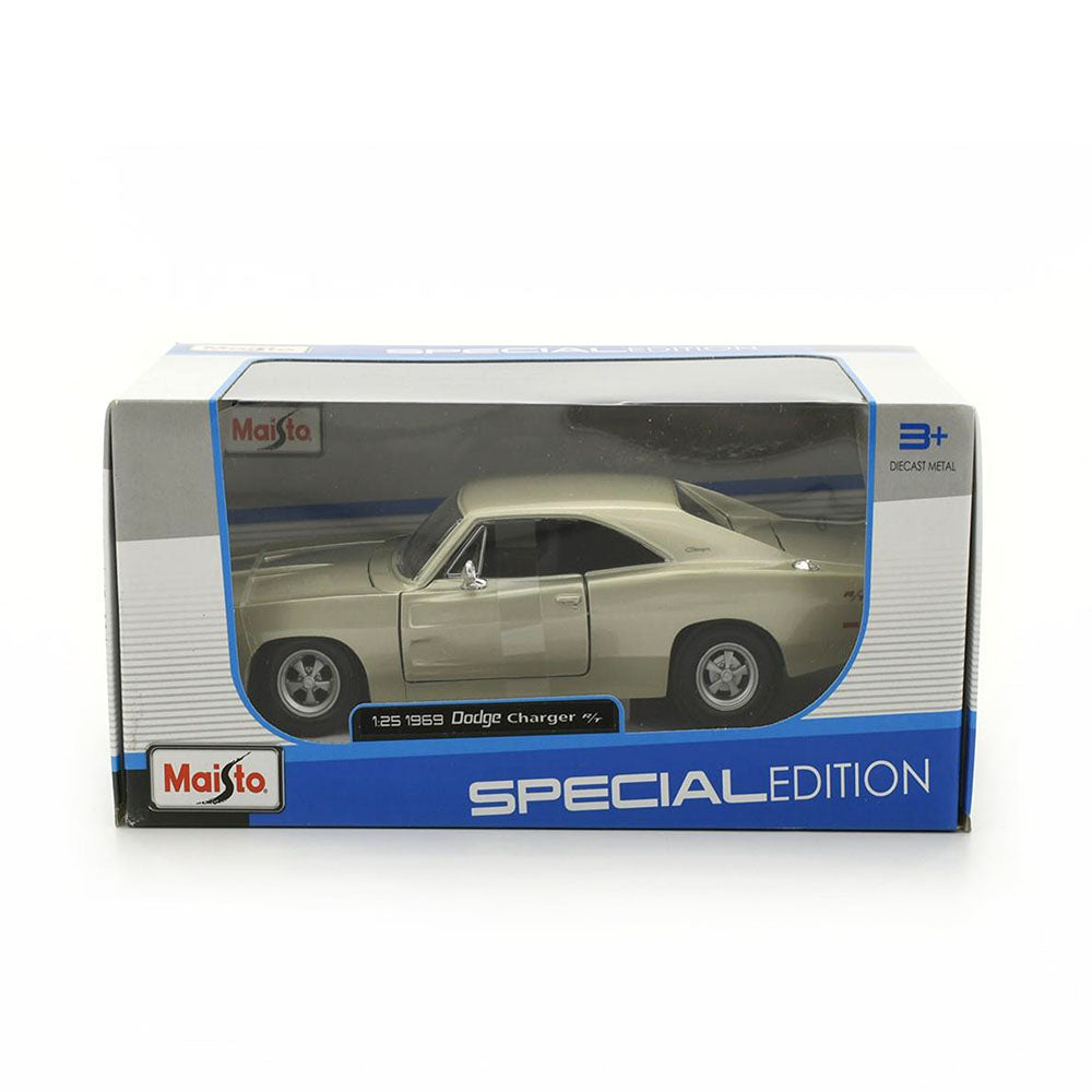 Maisto Licensed 1:25 Scale 1969 Dodge Charger R/T Silver