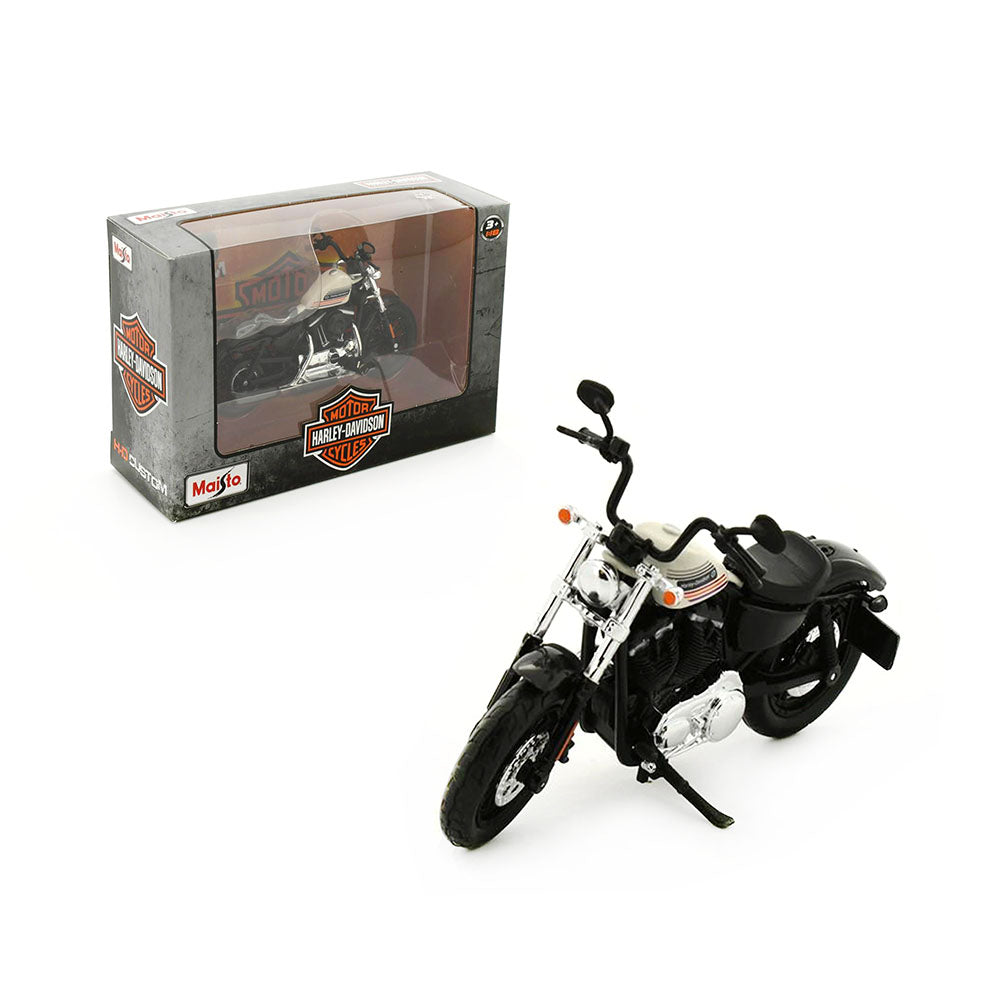 Maisto Licensed 1:18 Scale 2018 Forty-Eight Special Australian Harley Davidson Motocycle White
