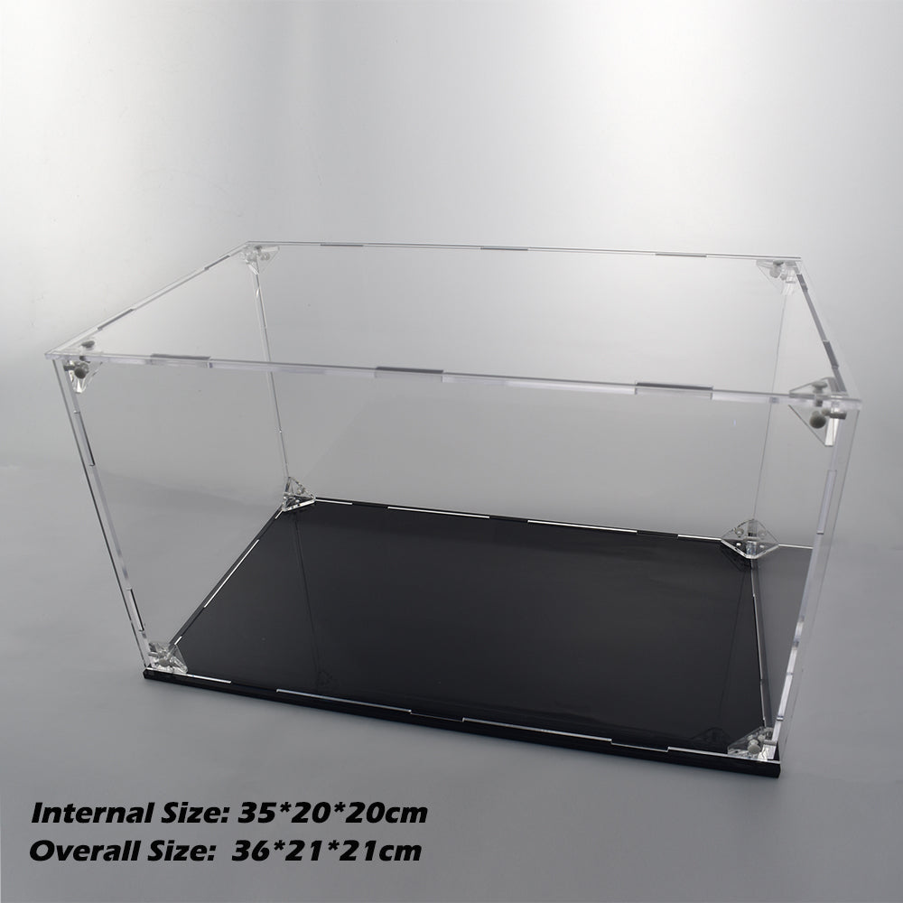 Acrylic Box Display Case Dustproof Showcase Model Toys Display AU 35*20*20cm