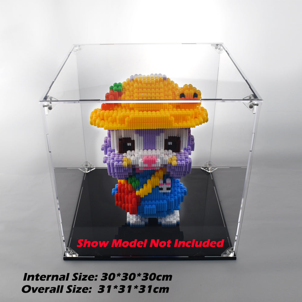 Acrylic Model Display Case Clear Plastic Box Dustproof For Basketball And Dolls