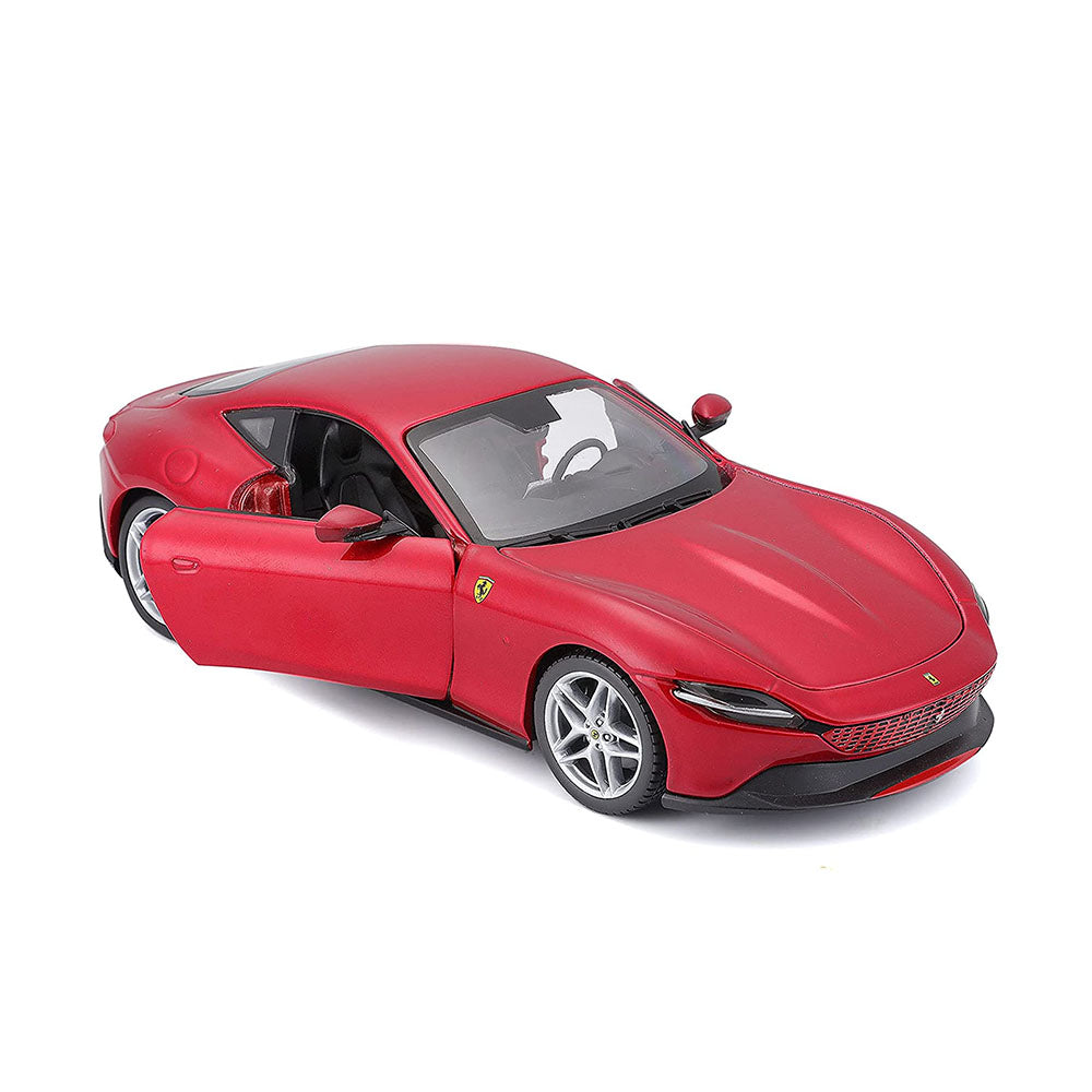 Bburago Licensed 1:24 Scale Ferrari R & P Roma Red Sporty Coupe Diecast Car Model Toy