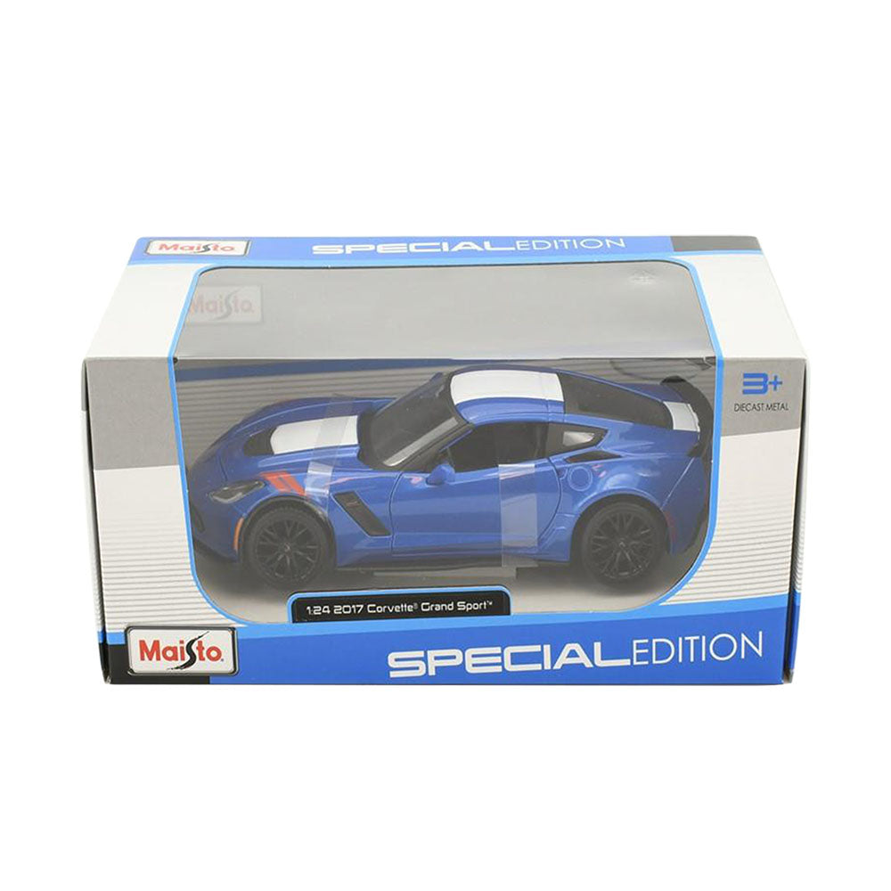 Maisto Licensed 1:24 Scale Chevrolet Corvette Grand Sport 2017 Diecast Model Car