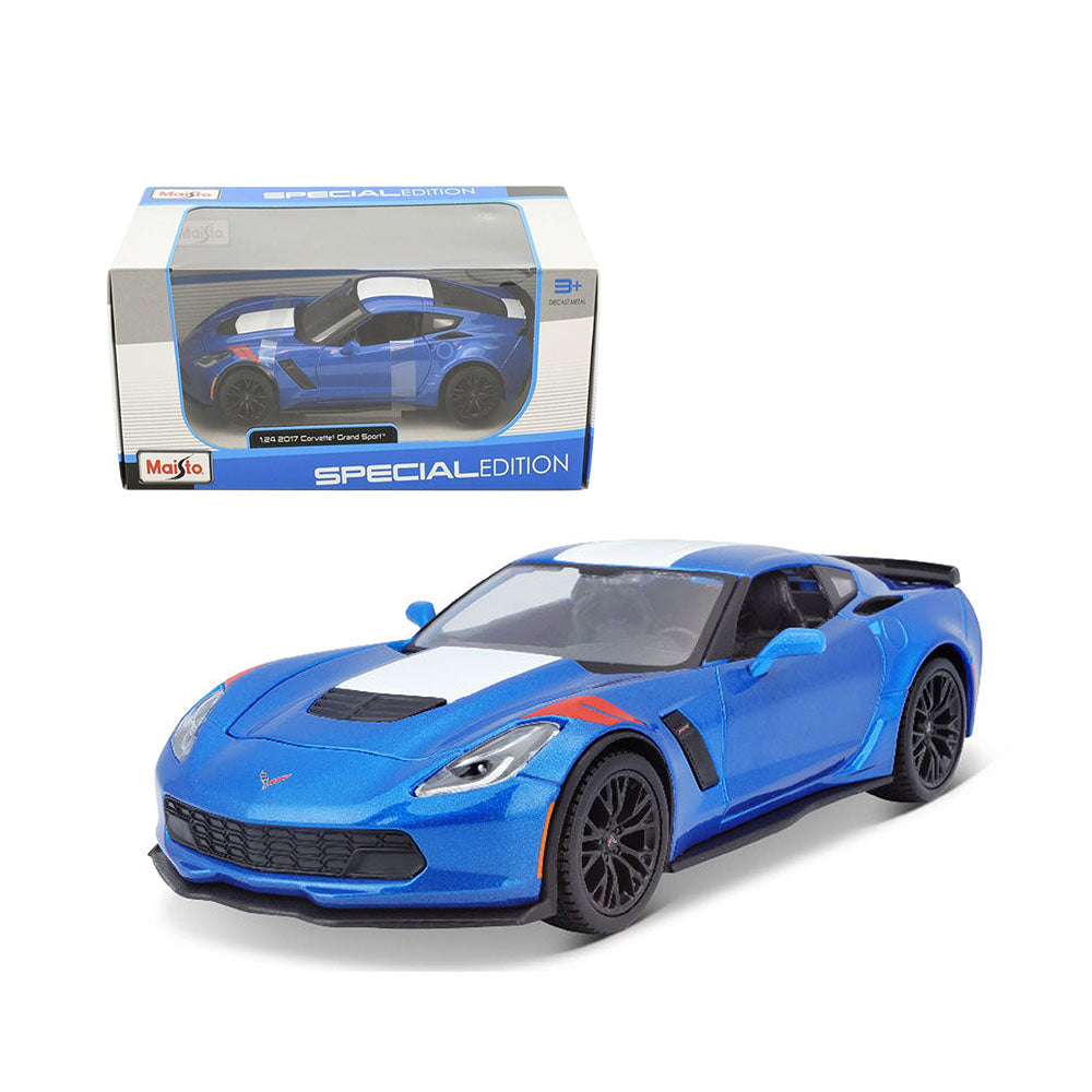 Maisto Licensed 1:24 Scale Chevrolet Corvette Grand Sport 2017 Diecast Model Car