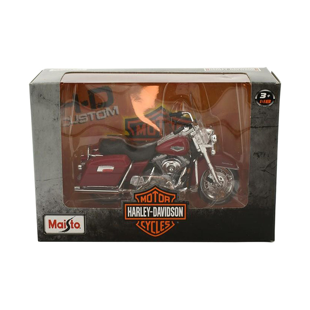 Maisto Licensed 1:18 Scale FLHR Road King 1999 Diecast Model Motorcycle