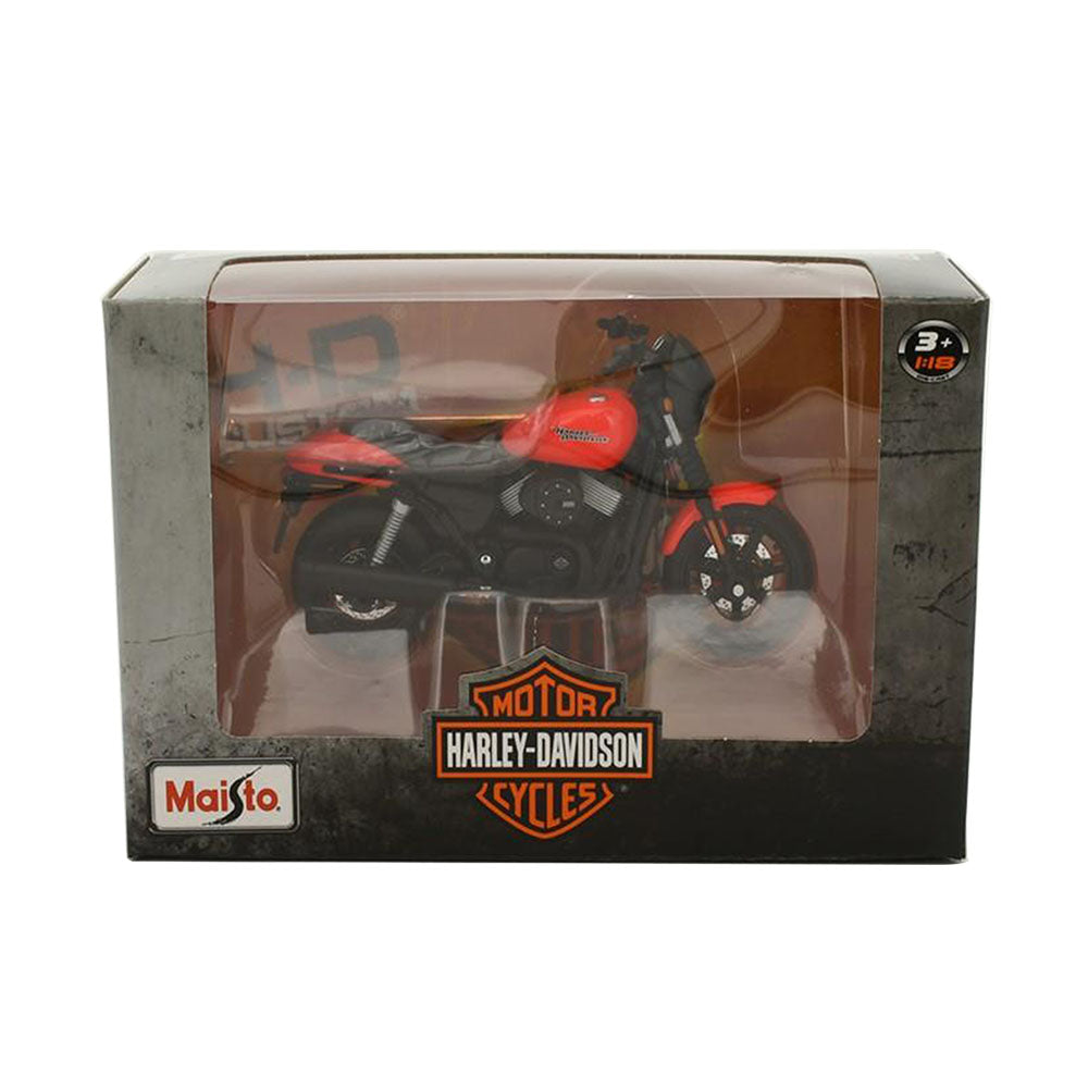 Maisto Licensed 1:18 Scale Harley Davidson Street 750 2015 Diecast Model Motorcycle
