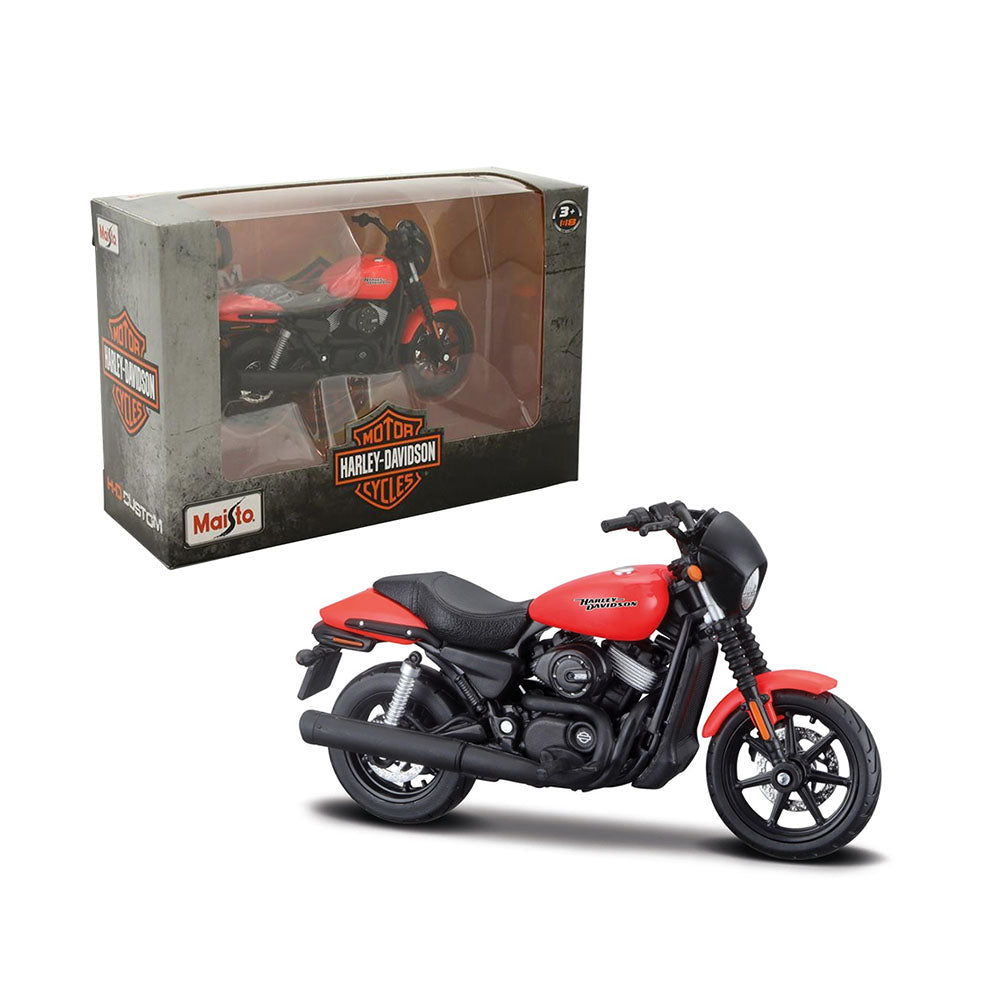 Maisto Licensed 1:18 Scale Harley Davidson Street 750 2015 Diecast Model Motorcycle