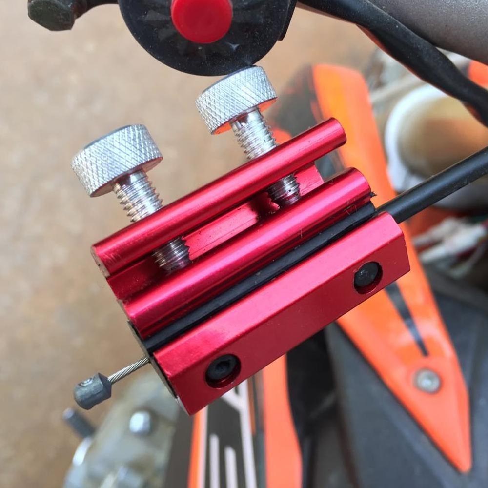 Universal Motorcycle Dual Cable Oiler Luber Lubricator Tool Mx Dirt Bike