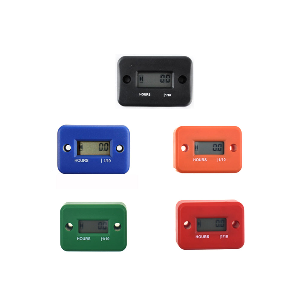 Waterproof Inductive Hour Meter Marine ATV Motorcycle Dirt Bike Ski Gas Engine
