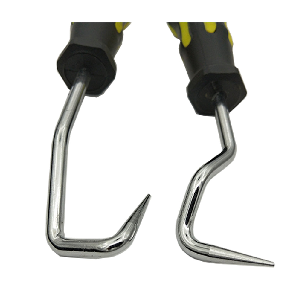 2 Heavy Duty Hose Removal Hook Pick Set Radiator Seal Heater Line Ring Cable Tool
