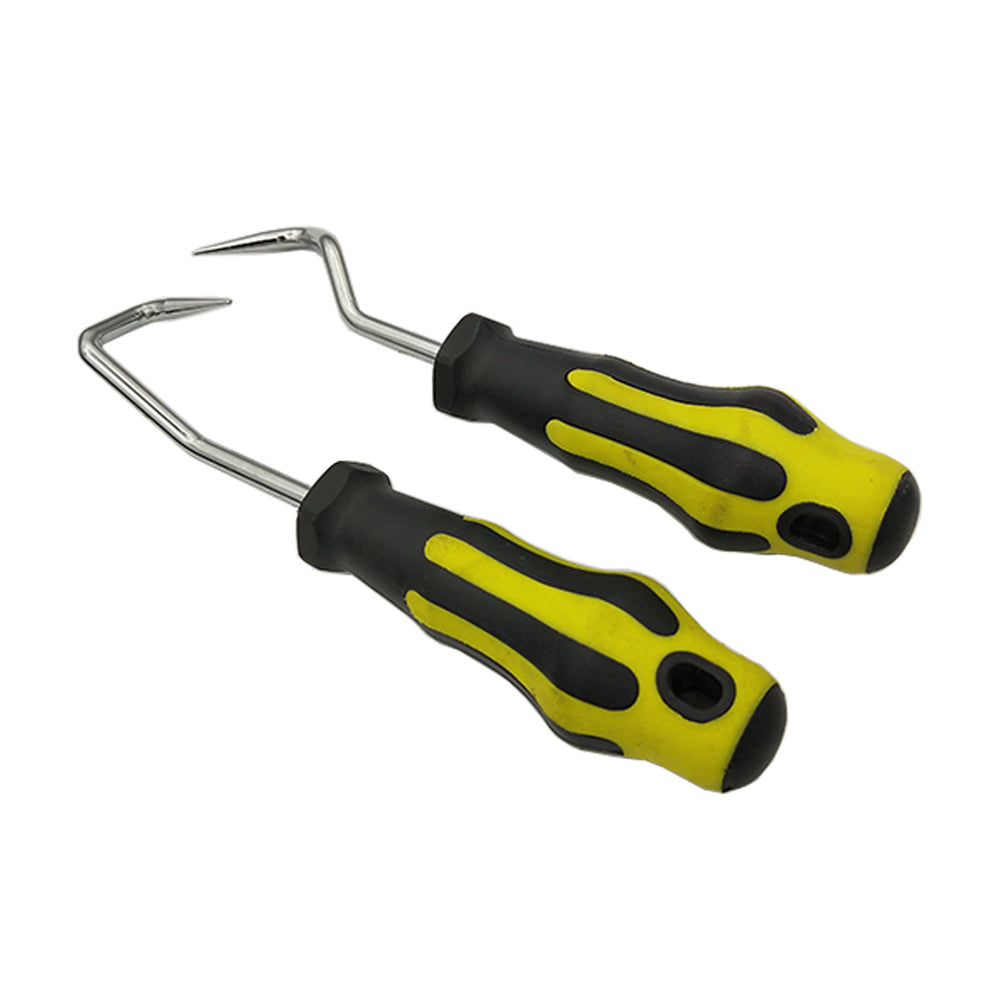 2 Heavy Duty Hose Removal Hook Pick Set Radiator Seal Heater Line Ring Cable Tool