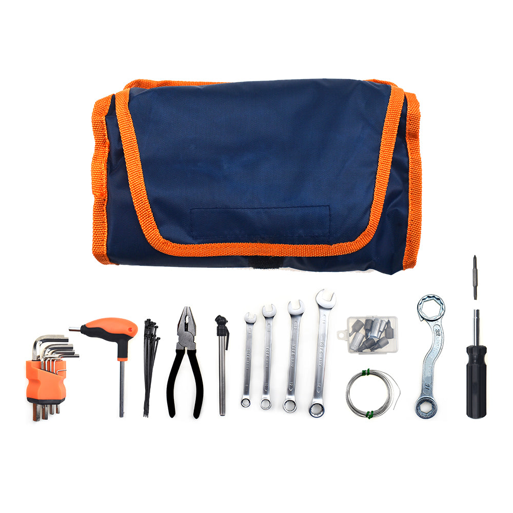 Motorcycle Dirt Bike ATV Scooter Under Seat Tool Kit Wrap For KTM Gas Husaberg
