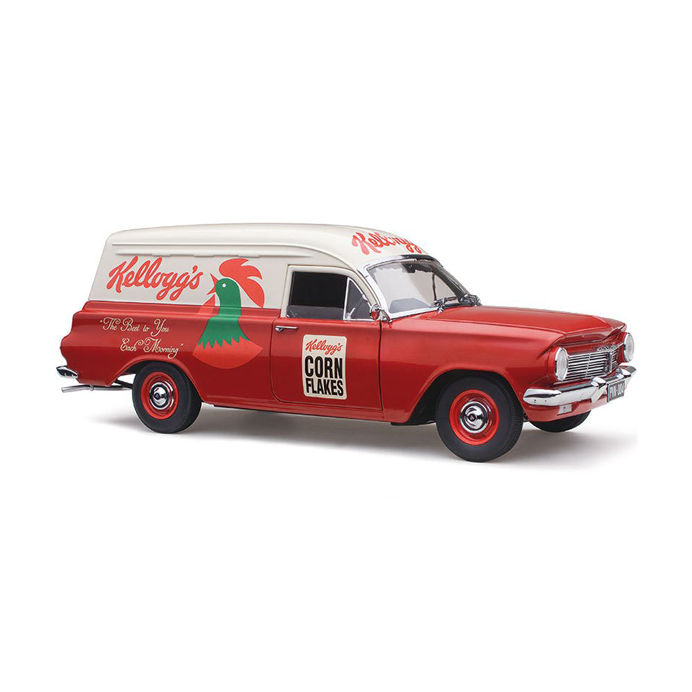 Classic Carlectables 1:18 Scale Holden EH Panel Van Kellogg's Diecast Toy Model