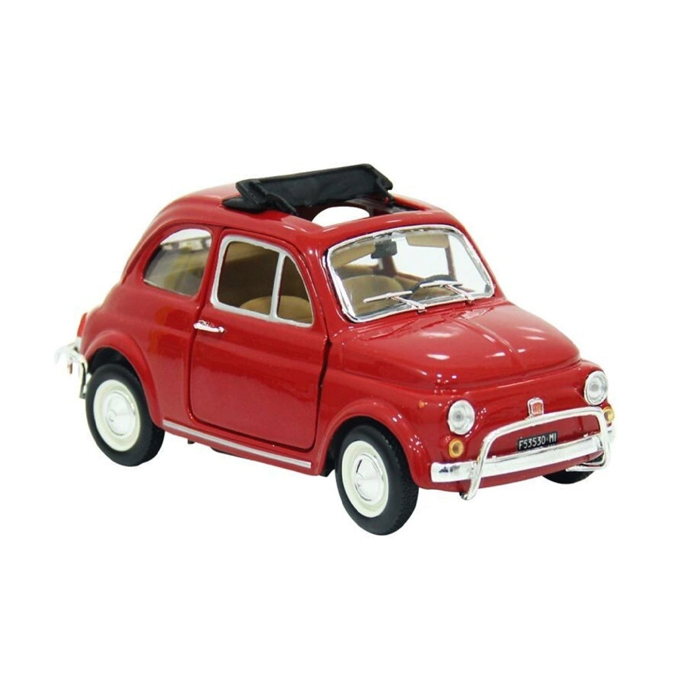 Bburago 1:24 Scale Fiat 500L 1968 Red Diecast Model Car Replicas kids Toy Gift
