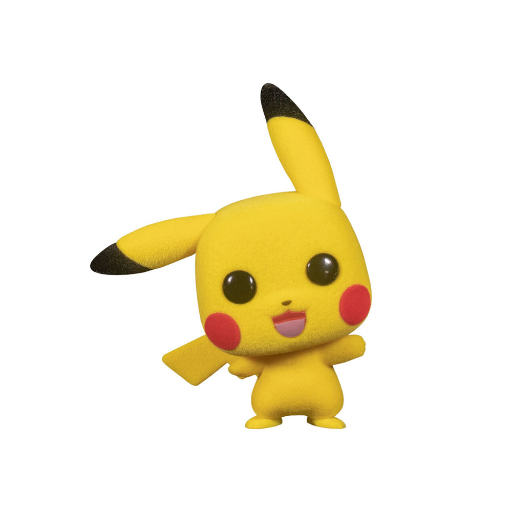 Funko Pokemon Pikachu Waving Flocked Pop! Vinyl Figure Collectible