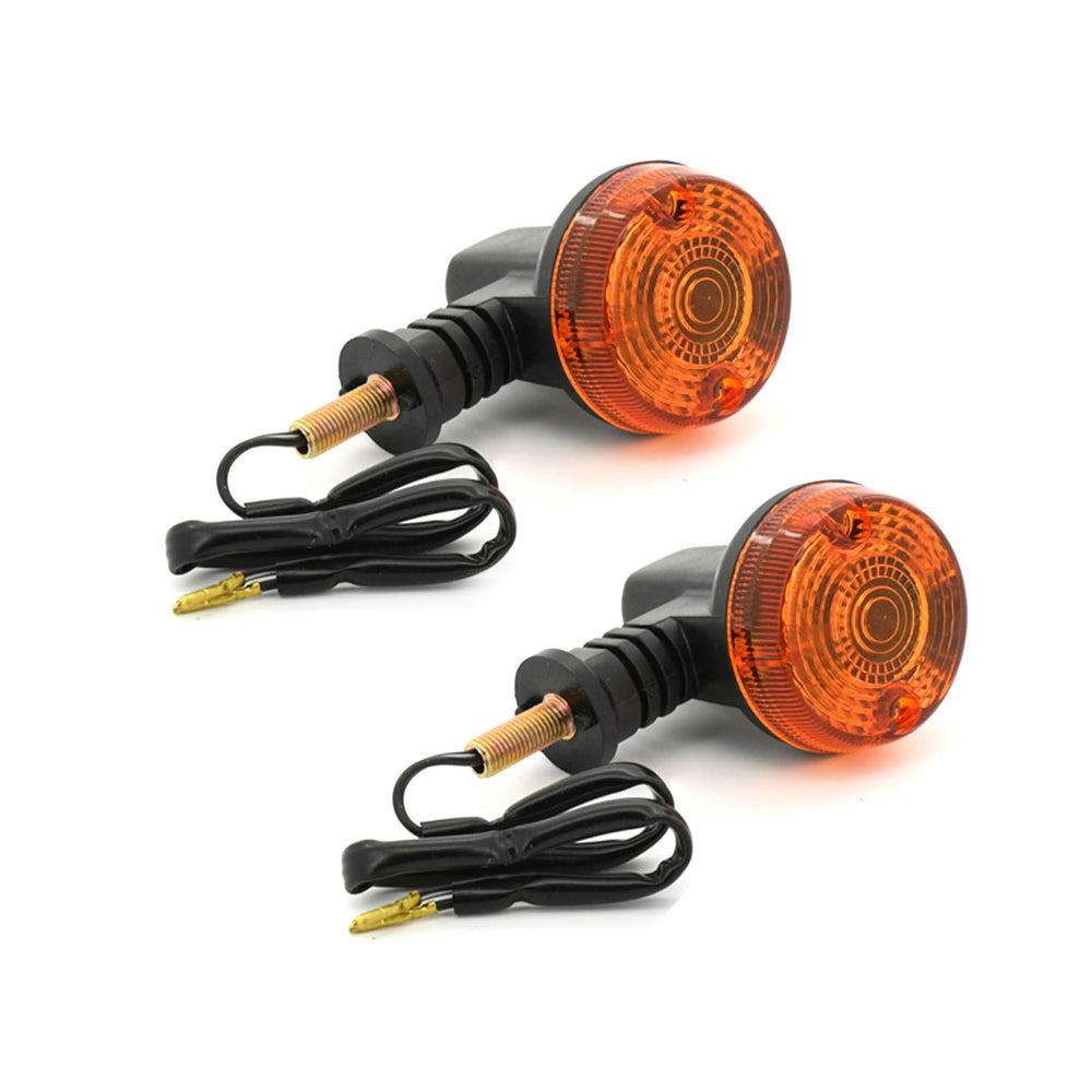 Pair Motorcycle Turn Signal Blinker Light Fit Kawasaki KLR650-KL650A7F