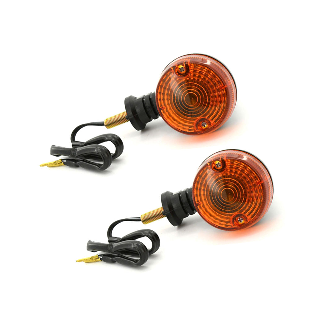 Pair Motorcycle Turn Signal Blinker Light Fit Kawasaki KLR650-KL650A7F