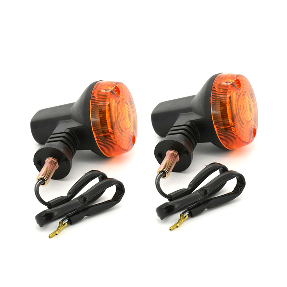 Pair Motorcycle Turn Signal Blinker Light Fit Kawasaki KLR650-KL650A7F