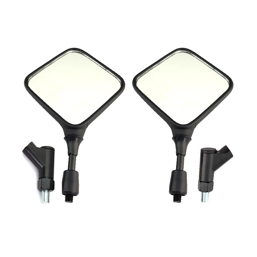 Pair 10mm R/L Hand View Mirrors Fit Suzuki DRZ400 All Models Husqvarna TE449 TE630 Kawasaki KLX400R