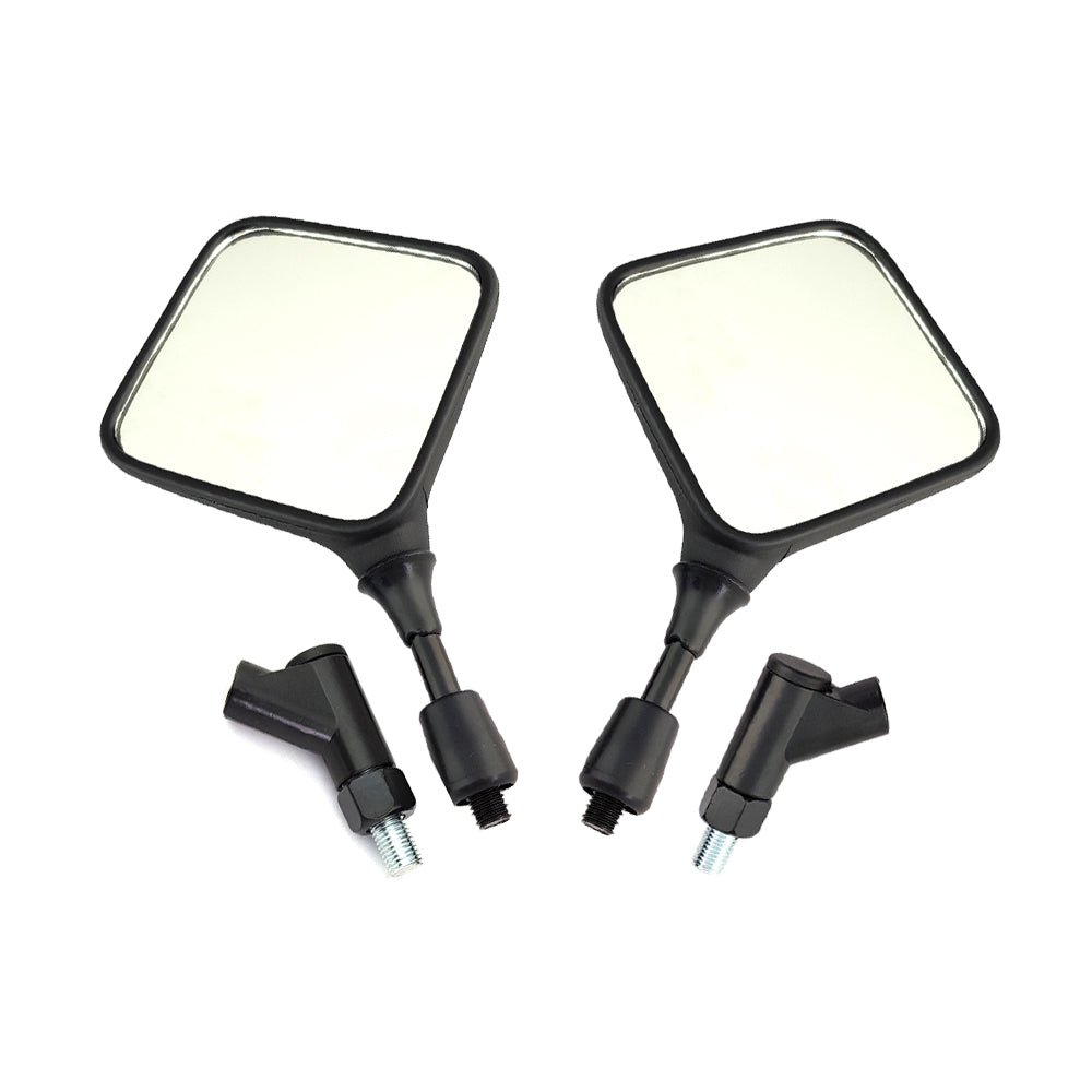 Pair 10mm R/L Hand View Mirrors Fit Suzuki DRZ400 All Models Husqvarna TE449 TE630 Kawasaki KLX400R