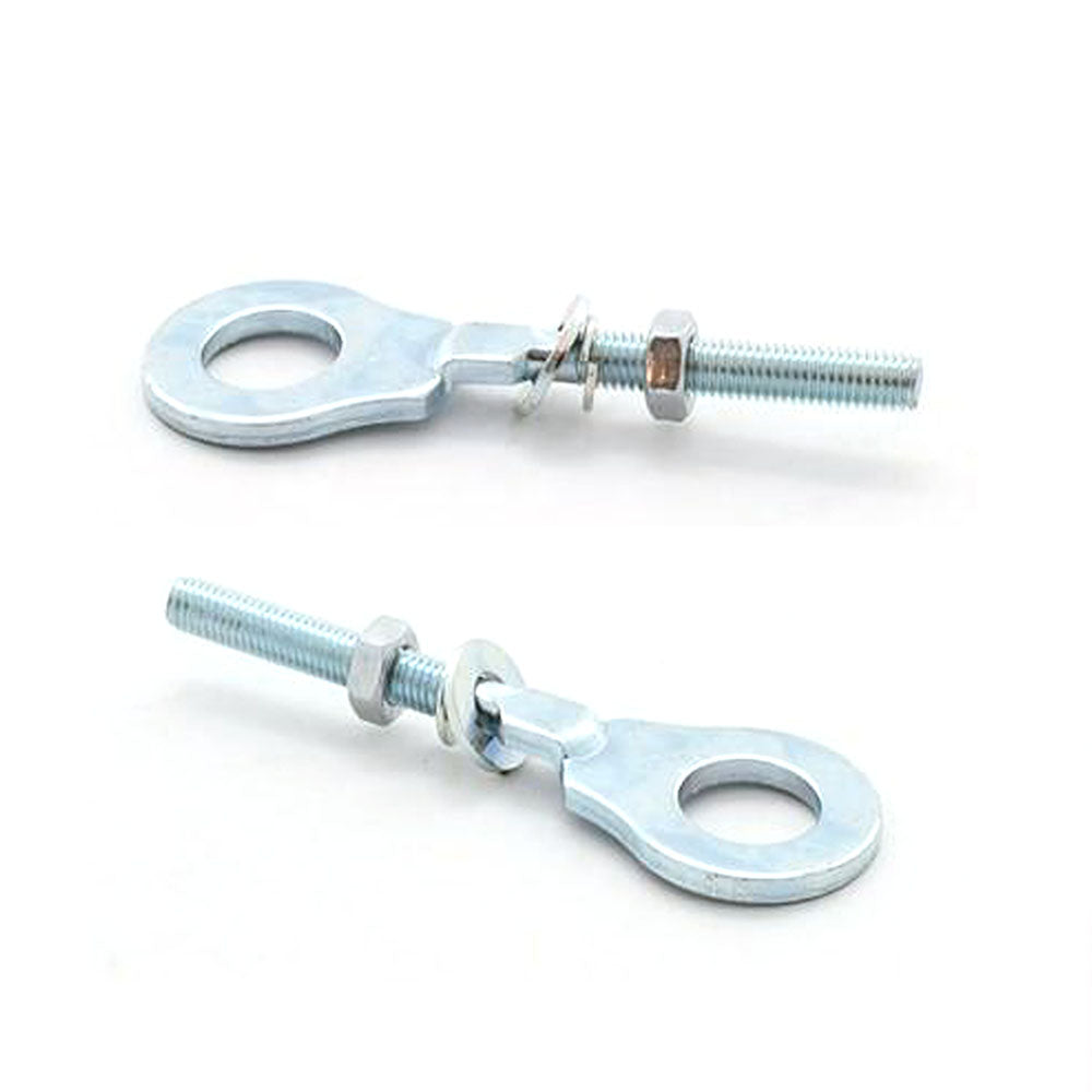 Pair Motorcycle Chain Adjuster 15mm Fit Honda CB100 CL100 SL100 XL100 CB125S MT125R XL185S etc.