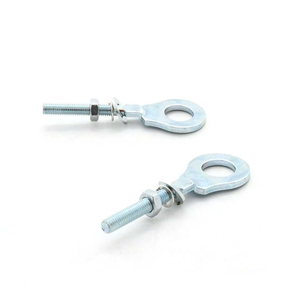 Pair Motorcycle Chain Adjuster 15mm Fit Honda CB100 CL100 SL100 XL100 CB125S MT125R XL185S etc.
