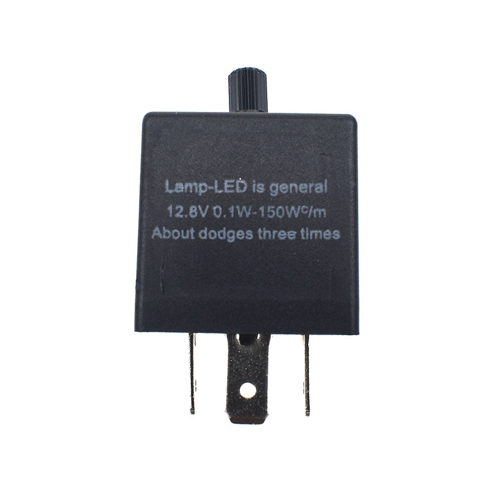 2Pcs 3Pin CF14JL LED Electronic Adjustable Speed Turn Signal Flasher Relay