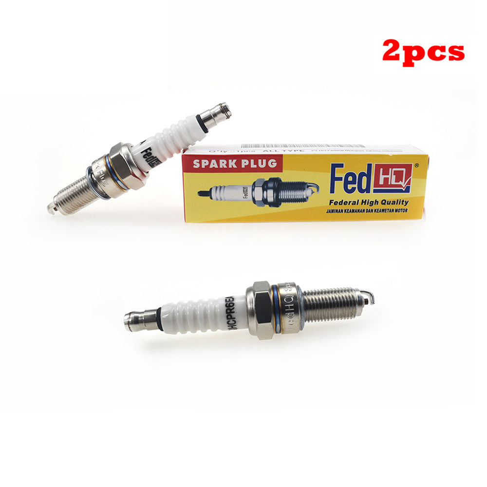 2 Pcs FedHQ Spark Plug For Honda CRF125F Grom 125 ABS DF15 DF30A EFI DF9.9TH etc.