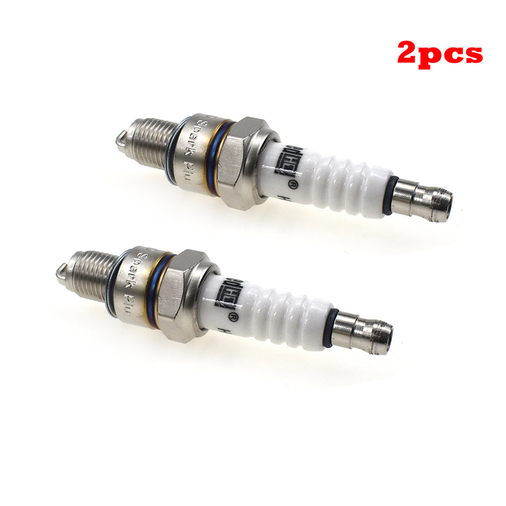 2 Pcs FedHQ Spark Plug For Honda C70 Passport CRF100F XL75 Kymco LEM Baja Dinli Yamaha etc.