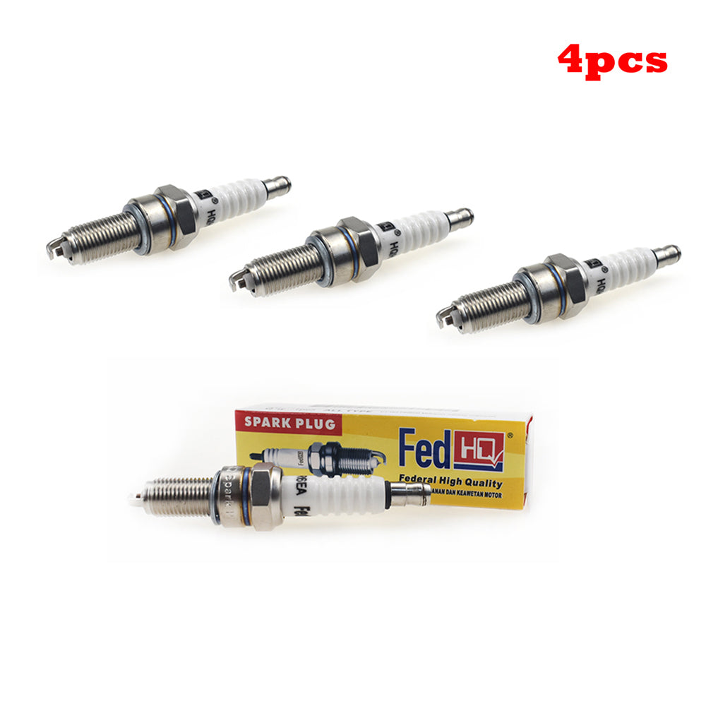 4 Pcs FedHQ Spark Plug For Honda CRF125FB Big Wheel Grom 125 ABS Suzuki VL1500 Boulevard C90 etc.