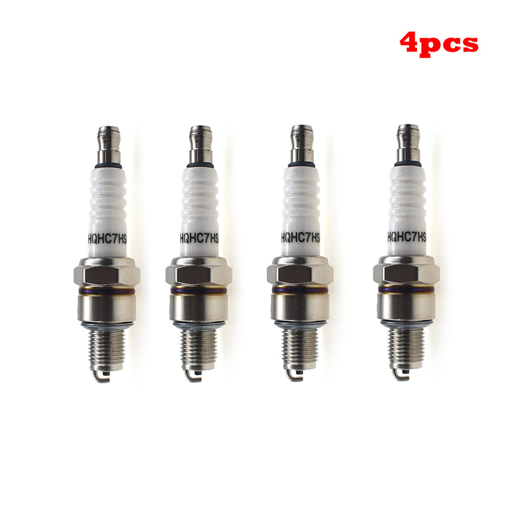 4 Pcs FedHQ Spark Plug For Honda CRF100F XR80R Yamaha Kymco LEM Baja Dinli etc.