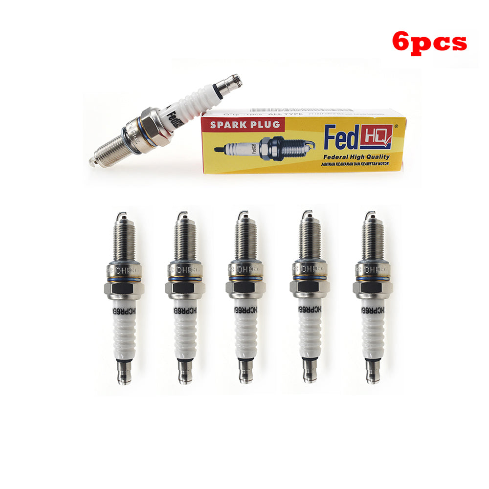6 Pcs FedHQ Spark Plug For Honda MSX125 Grom 125 Monkey Suzuki VL1500T Boulevard C90T etc.