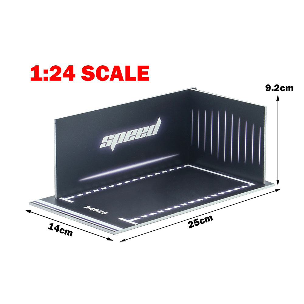 1:24 Scale Diorama Car Garage Model Intdoor Parking Lot Scenery Model