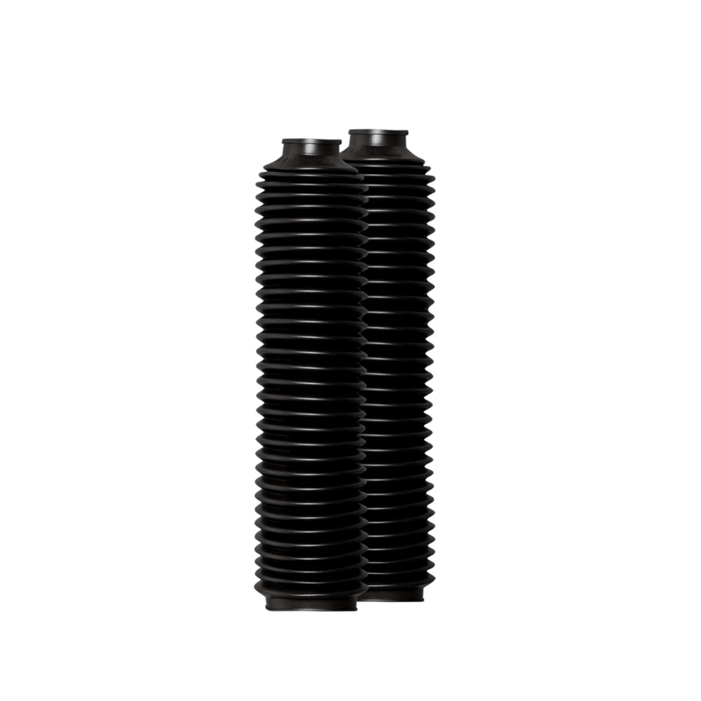 Motorcycles Circuit Fork Boots Equipment Large Black Pair Extended Length Top 350mm 39mm Bottom 53mm
