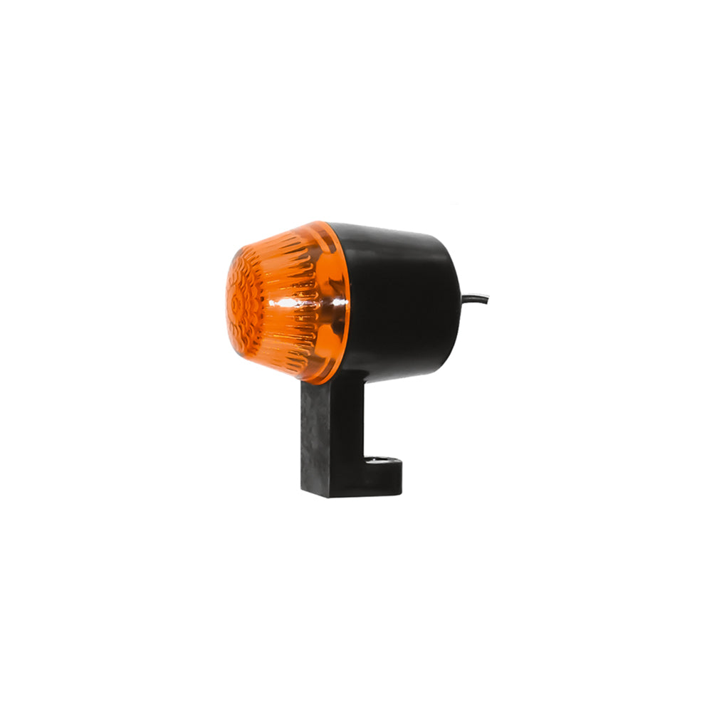Pair Universal Motorcycle Amber LED Rubber Indicator Signal Lights