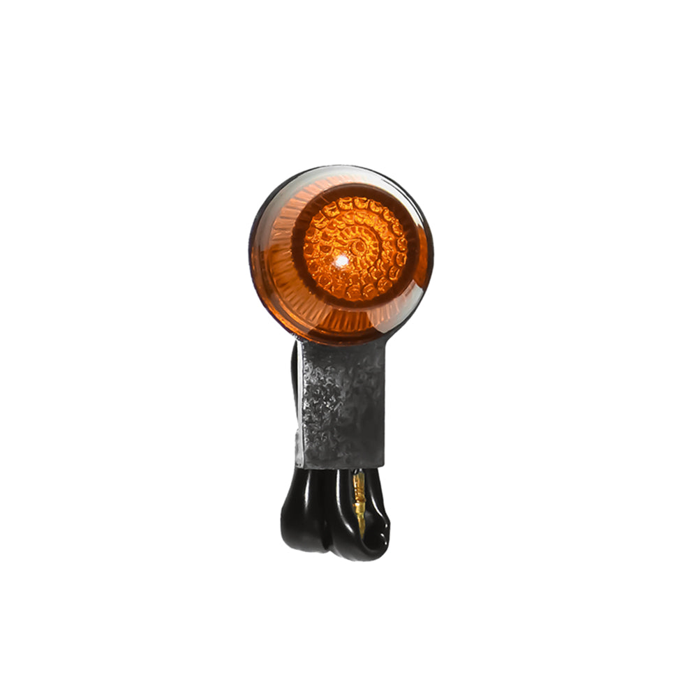 Pair Universal Motorcycle Amber LED Rubber Indicator Signal Lights