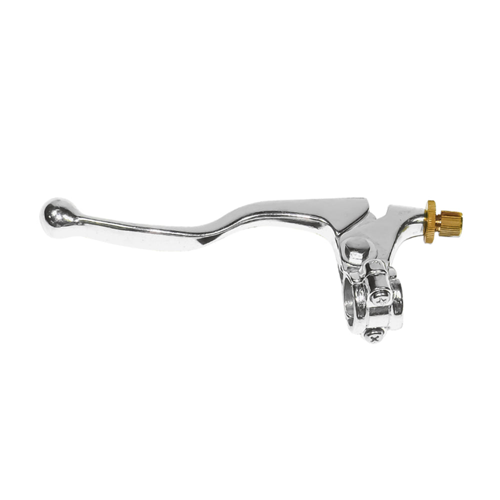 Clutch Lever Assembly Silver Left Hand Fit For Suzuki RM250 RM465 Yamaha TT250 YFM80 YZ250
