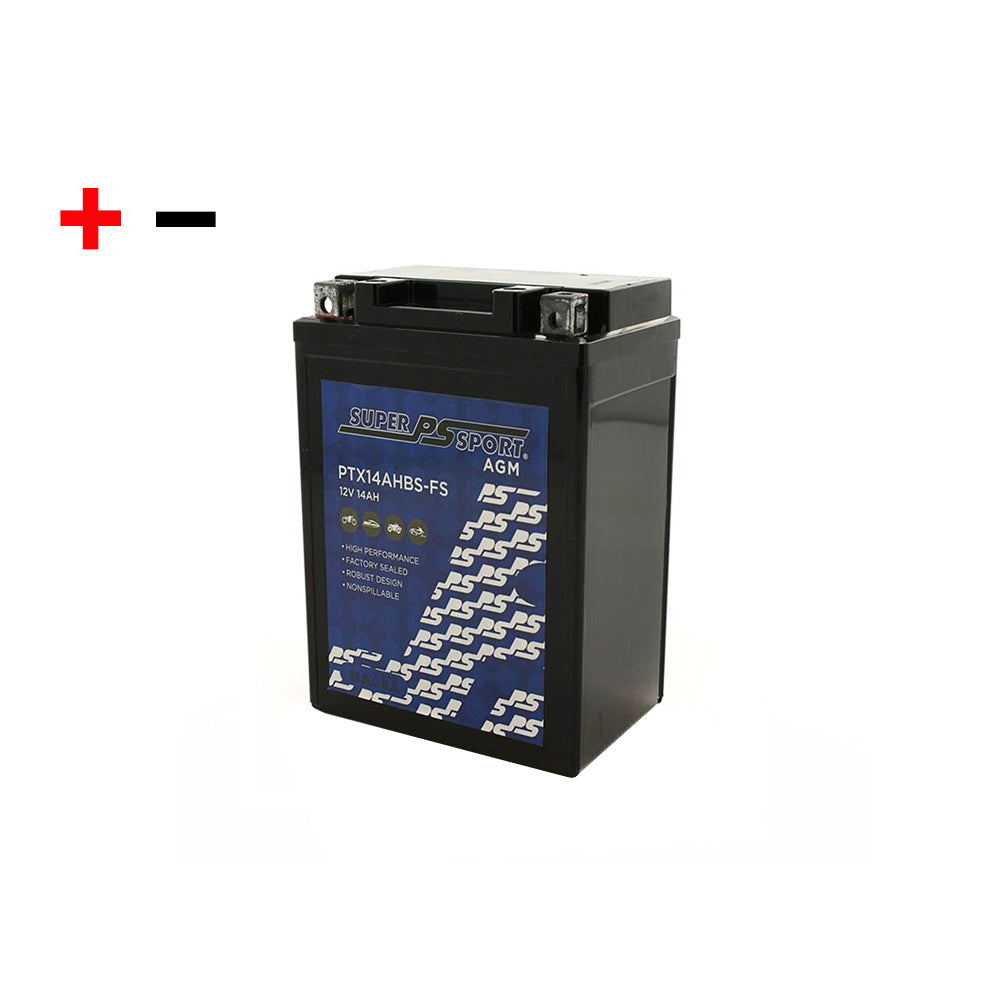 Power Sonic Super Sport AGM Battery 12V Fit Polaris Sportsman 450 HO Kawasaki Suzuki Yamaha etc.