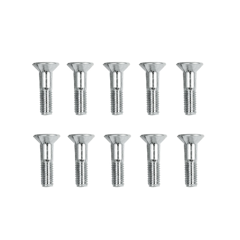 10Pcs Counter Sunk Flat Head 8 x 25mm Sprock Bolt For Fastened Machine Parts