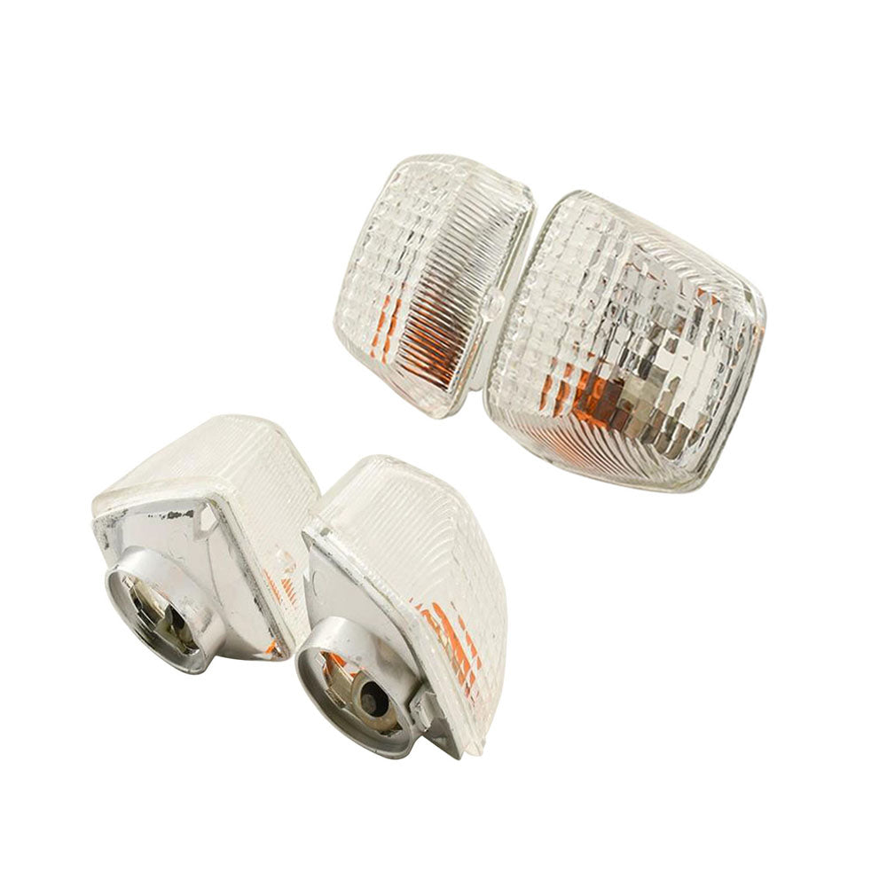 4 x Motorcycle Clear Lens Conversion Fit Honda RVF400 NC35 CBR400R Grey Import