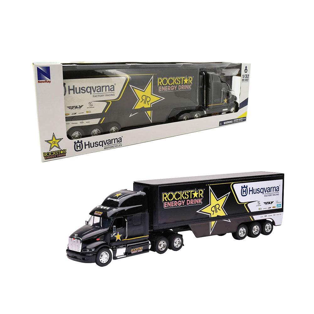 NewRay 1:32 Scale Rockstar Husqvarna Factory Racing Team Truck Diecast Model