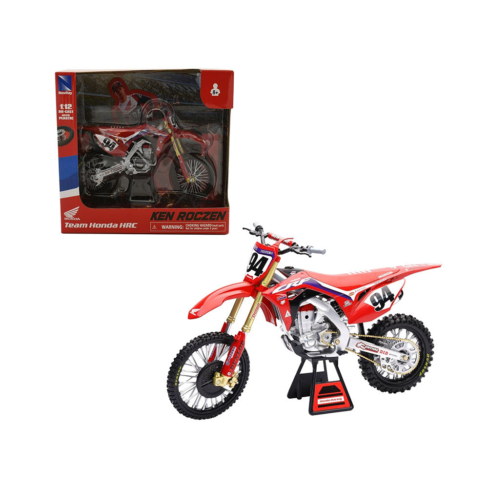 NewRay 1:12 Scale Ken Roczen #94 HRC Honda Racing 2020 Diecast Model Motorcyle