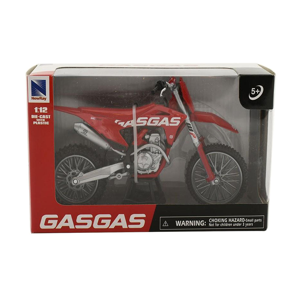 NewRay 1:12 Scale Gas Gas MC 450F Red Diecast Motorcycle Model Kids Toy Replica