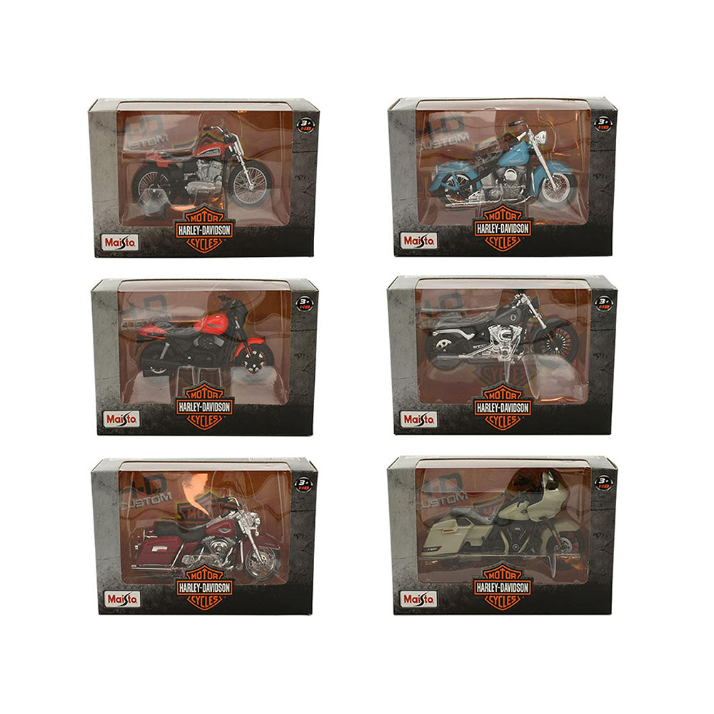 Maisto 1:18 Harley Davidson Series 40 Motorcycle Diecast Model 6 Types Choices