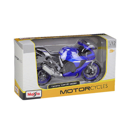 Maisto 1:12 Scale Yamaha YZF R-1 2021 Diecast Motorcycle Toy Model