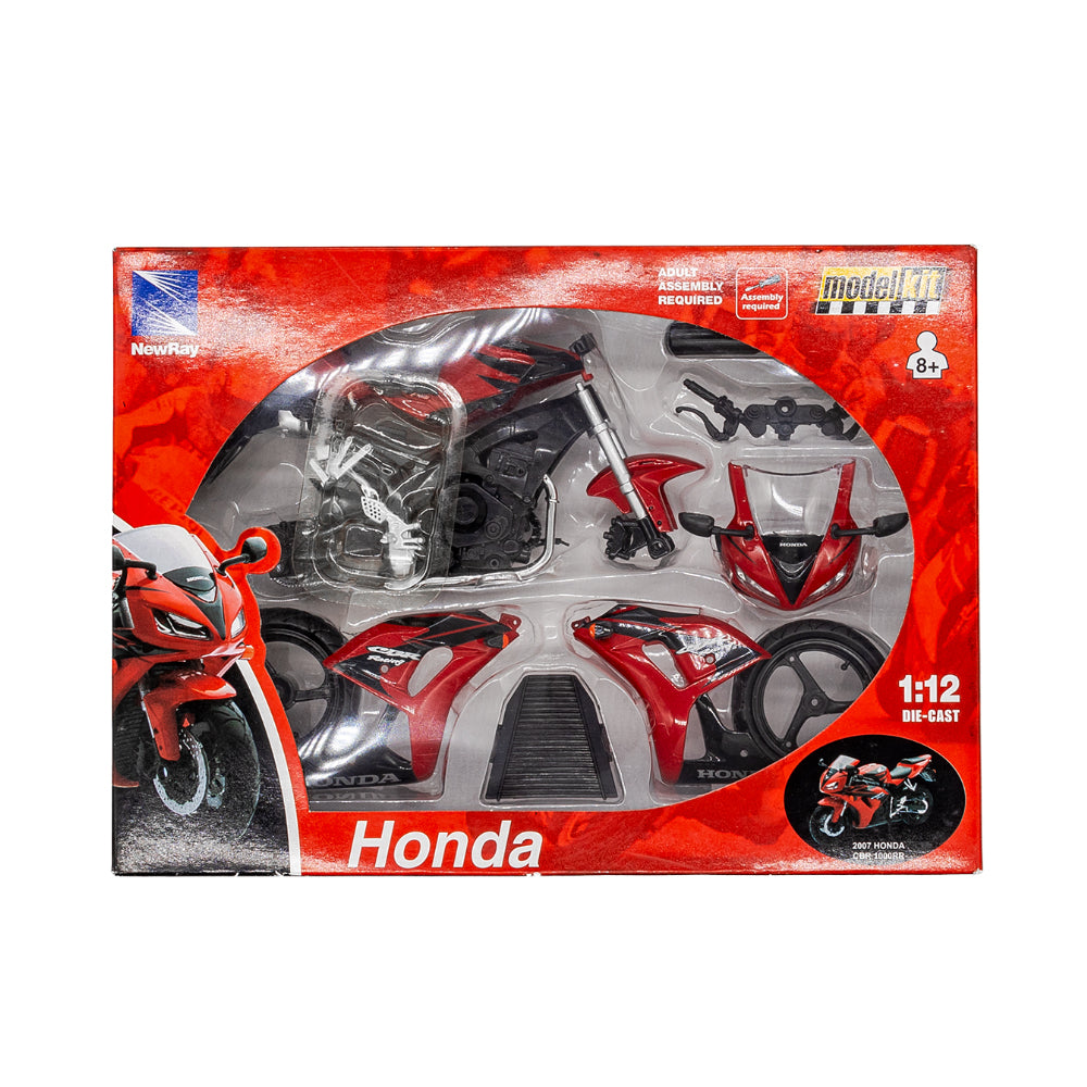 NewRay 1:12 Scale Honda CBR1000RR 2007 Motorcycle Model DIY Assembly Diecast